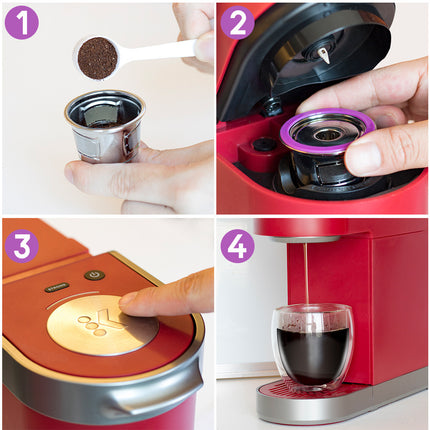 Stainless Steel Reusable K Cup Coffee Filter