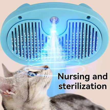 Steam Cat Brush,  Pet Hair Cleaning Misting CombCat Brushes for Indoor Cats,  Cat Hair Brush Cat Grooming Deshedding Brush