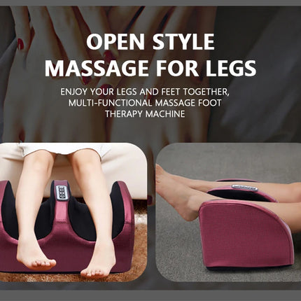 Foot massage machine Foot kneading foot leg massager electric heating home leg machine Christmas gifts, Valentine's Day gifts, M
