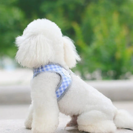 Pet Harness With Handles Adjustable Pet Vest Harness Leashes Set Rotatable Buckle Design Outdoor Training Tool Simple Design Pol