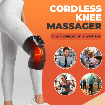 Multifunction Leg Knee Massager Joint Heating Vibration Massage Elbow Shoulder Support Thermal Knee Pad Blood Circulation