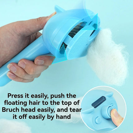 Steam Cat Brush,  Pet Hair Cleaning Misting CombCat Brushes for Indoor Cats,  Cat Hair Brush Cat Grooming Deshedding Brush