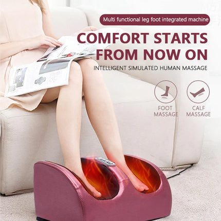 Foot massage machine Foot kneading foot leg massager electric heating home leg machine Christmas gifts, Valentine's Day gifts, M