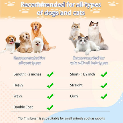 Steam Cat Brush,  Pet Hair Cleaning Misting CombCat Brushes for Indoor Cats,  Cat Hair Brush Cat Grooming Deshedding Brush
